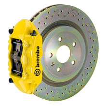 Load image into Gallery viewer, Brembo 08-13 C30 Front GT BBK 4 Piston Cast 336 x28 1pc Rotor Drilled- Yellow