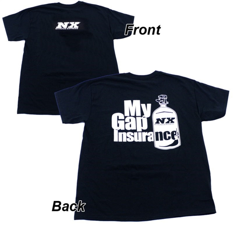 Nitrous Express Gap Insurance T-Shirt XL - Black