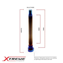 Load image into Gallery viewer, BLOX Racing Titanium Extended Wheel Studs M12X1.5mm 8Pcs Honda Fitment - Burnt