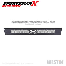 Load image into Gallery viewer, Westin 15-19 Ford F-150/14-20 Toyota Tundra Sportsman X Mesh Panel - Textured Black