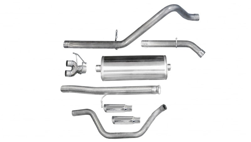 Corsa 2010-2013 Chevrolet Silverado Ext. Cab/Std. Bed 1500 4.8L V8 Polished Sport Cat-Back Exhaust