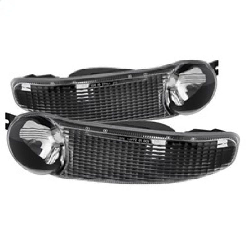 Xtune GMC Sierra Denali 00-06 Bumper Lights Black CBL-GD00-BK