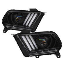 Load image into Gallery viewer, Spyder 13-14 Ford Mustang (HID Only) Projector Headlights w/Turn Signals - Blk PRO-YD-FM13HID-BK