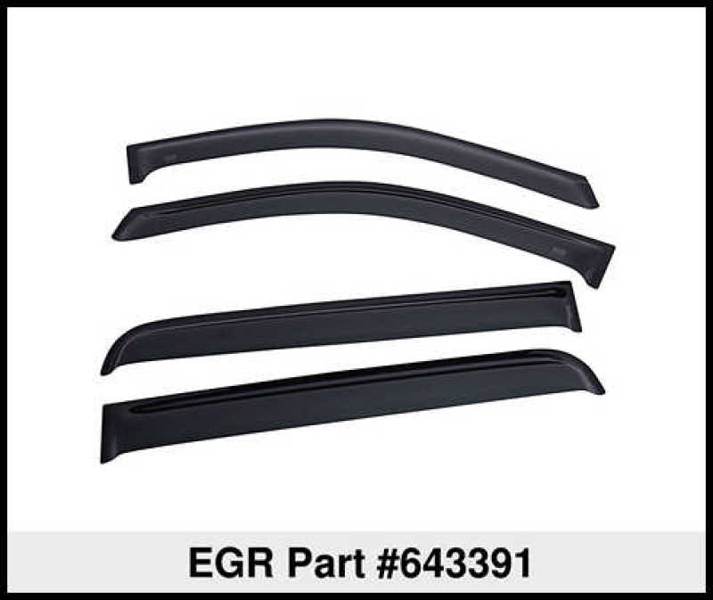 EGR 09+ Ford F/S Pickup Crew Cab Tape-On Window Visors - Set of 4