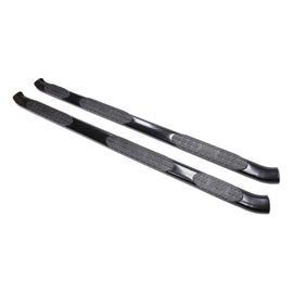 Westin 2007-2018 Chevy Silverado 2500/3500 Crew Cab PRO TRAXX 5 WTW Oval Nerf Step Bars - Black