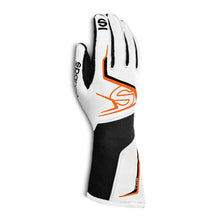 Load image into Gallery viewer, Sparco Gloves Tide K 10 WHT/BLK/ORG