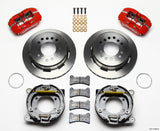 Wilwood Dynapro Low-Profile 11.00in P-Brake Kit - Red Ford 8.8 w/2.50in Offset-5 Lug