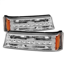 Load image into Gallery viewer, Xtune Chevy Silverado 03-06 / Avalanche 02-06 LED Bumper Lights Chrome CBL-JH-CS03-LED-C