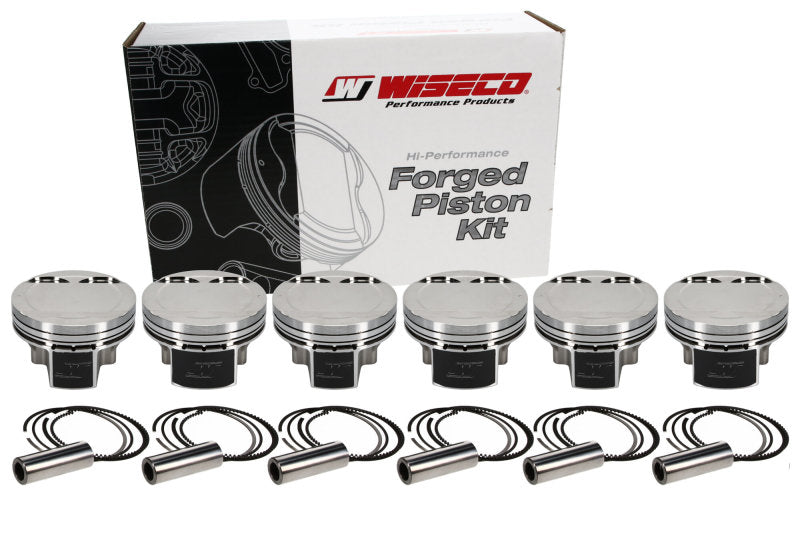 Wiseco Nissan VR38DETT 3.8L 95.58mm Std Bore 1.35inch CH -1.8 Dome Dish 9.5:1 Piston Kit