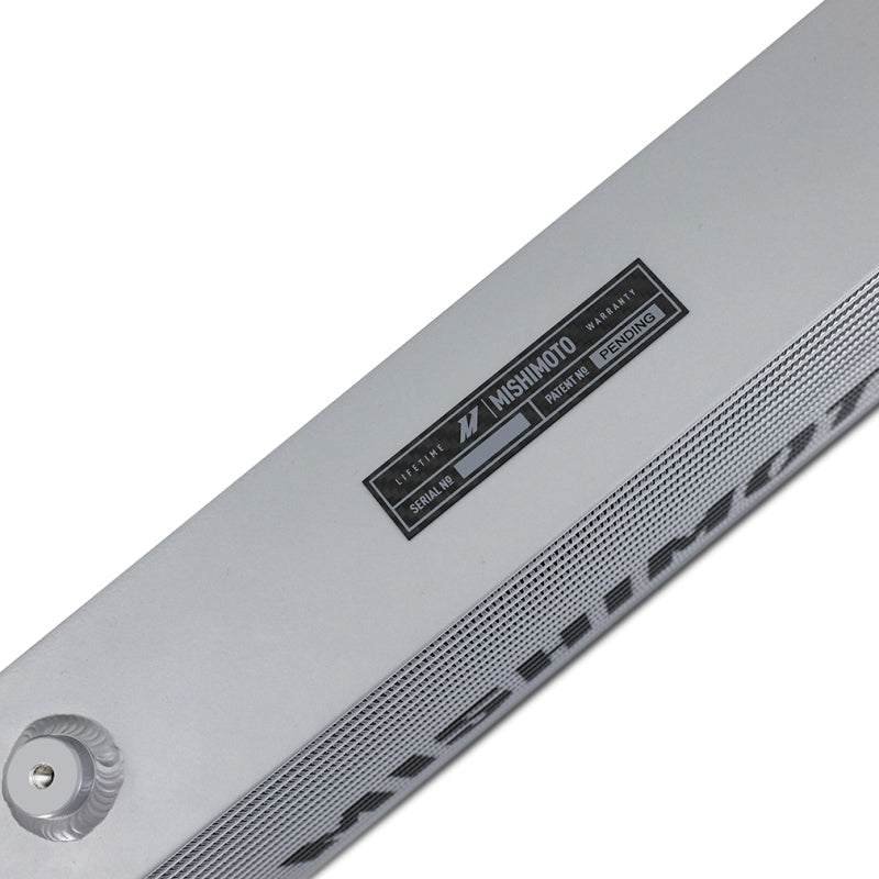 Mishimoto Universal Carbon Fiber Intercooler - Matte Tanks - 450mm Silver Core - C-Flow - BL V-Band