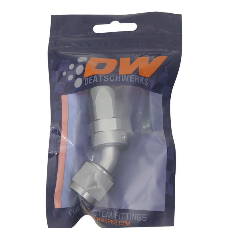 DeatschWerks 8AN Female Swivel 45-Degree Hose End CPE