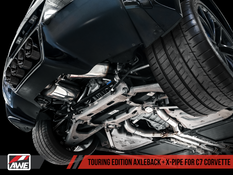 AWE Tuning 14-19 Chevy Corvette C7 Z06/ZR1 (w/AFM) Track Edition Axle-Back Exhaust w/Chrome Tips