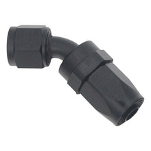 Load image into Gallery viewer, DeatschWerks 8AN Female Swivel 45-Degree Hose End CPE - Anodized Matte Black