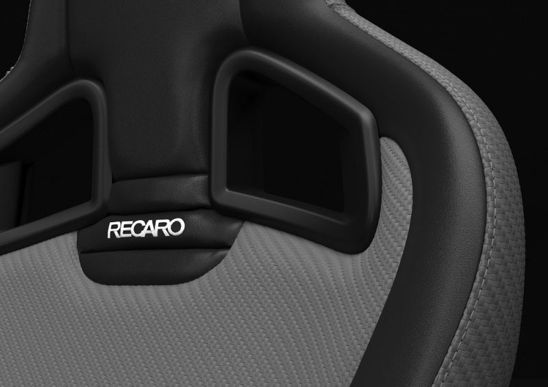 Recaro Cross Sportster ORV Passenger Seat - Black Vinyl/Grey Vinyl