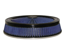 Load image into Gallery viewer, aFe MagnumFLOW Air Filters Round Racing P5R A/F TOP Racer 14D x 3H (Blk/Blue)