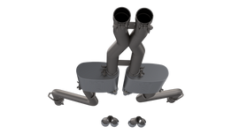 QTP 15-18 Dodge Challenger 5.7L 304SS Screamer Cat-Back Exhaust w/3in Tips