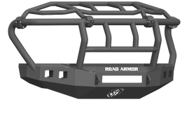 Road Armor 17-20 Ford F-250 Stealth Front Bumper w/Intimidator Guard - Tex Blk