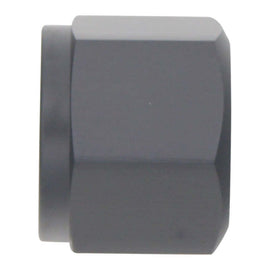 DeatschWerks 8AN Female Flare Cap - Anodized Matte Black