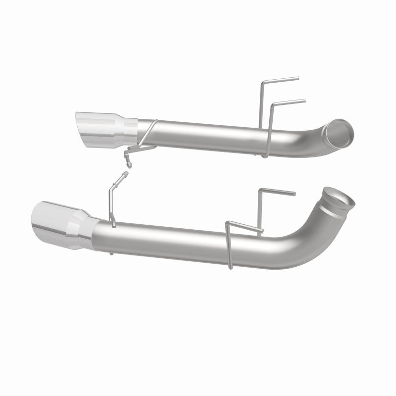 MagnaFlow 13 Ford Mustang Dual Split Rear Exit Stainless Axle-Back Cat Back Exhaust (Competition)