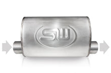 Load image into Gallery viewer, Stainless Works 2.5in ID OFFSET INLET/ 2.5in OD OFFSET OUTLET (ON SAME SIDE) 5inX9in