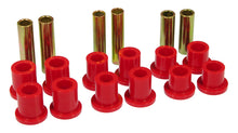 Load image into Gallery viewer, Prothane 73-79 Ford F350 2wd Rear Leaf Spring Bushings - Red