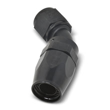 Load image into Gallery viewer, Russell Performance -8 AN Black 45 Degree Full Flow Hose End