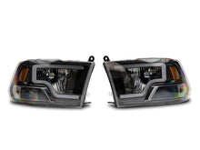 Load image into Gallery viewer, Raxiom 09-18 Dodge RAM 1500 LED Bar Headlights- Black Housing (Clear Lens)