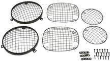 Load image into Gallery viewer, Kentrol 76-86 Jeep CJ Powdercoat Wire Mesh Guard Set 6 Pieces Black