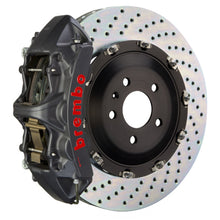 Load image into Gallery viewer, Brembo 02-05 7-Series (Thru 3/5 Prod) Fr GTS BBK 6Pis Cast 380x34 2pc Rotor Drilled-Black HA