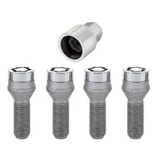 Load image into Gallery viewer, McGard Wheel Lock Bolt Set - 4pk. (Cone Seat) M12X1.25 / 19mm Hex / 29.1mm Shank Length - Chrome