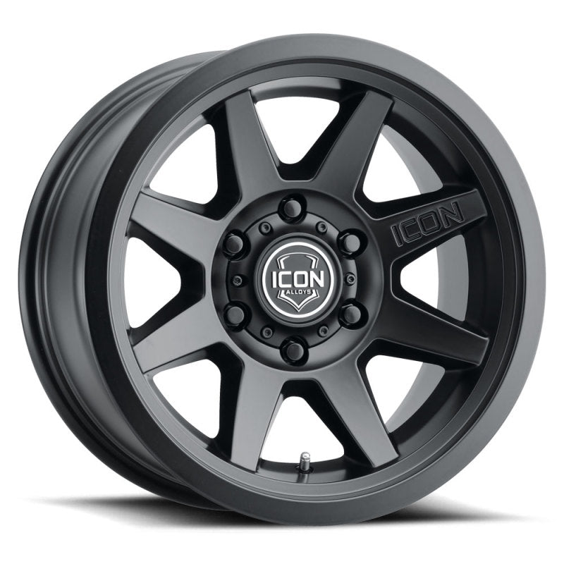 ICON Rebound SLX 17x8.5 6 x 135 6mm Offset 5.75in BS 87.1mm Bore Satin Black Wheel