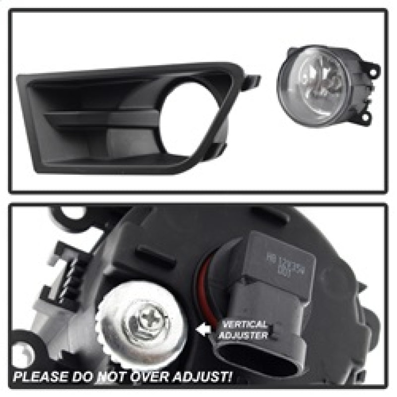 Spyder Ford Mustang 10-12 OEM Fog Light W/Universal Switch- Clear FL-FM2015-C