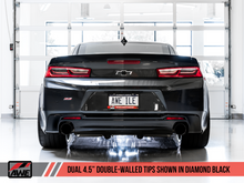 Load image into Gallery viewer, AWE Tuning 16-19 Chevrolet Camaro SS Axle-back Exhaust - Track Edition (Diamond Black Tips)