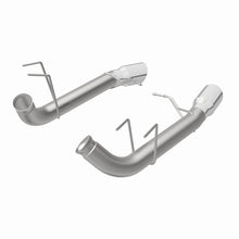 Load image into Gallery viewer, MagnaFlow 13 Ford Mustang Dual Split Rear Exit Stainless Axle-Back Cat Back Exhaust (Competition)