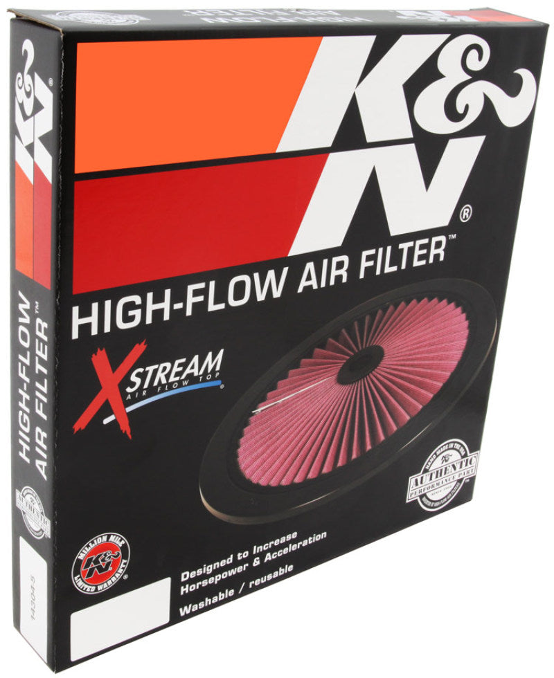 K&N X-Stream Top Filter X-Stream 14in OD - Red