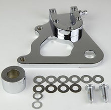 Load image into Gallery viewer, Wilwood Caliper Mounting Kit Chrome w/Bracket GP310 1984-99 Dyna