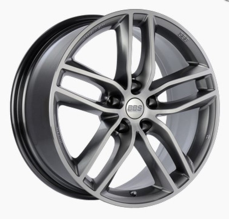 BBS SX 19x8.5 5x112 ET32 Gloss Platinum Diamond Cut Face Wheel -82mm PFS/Clip Required