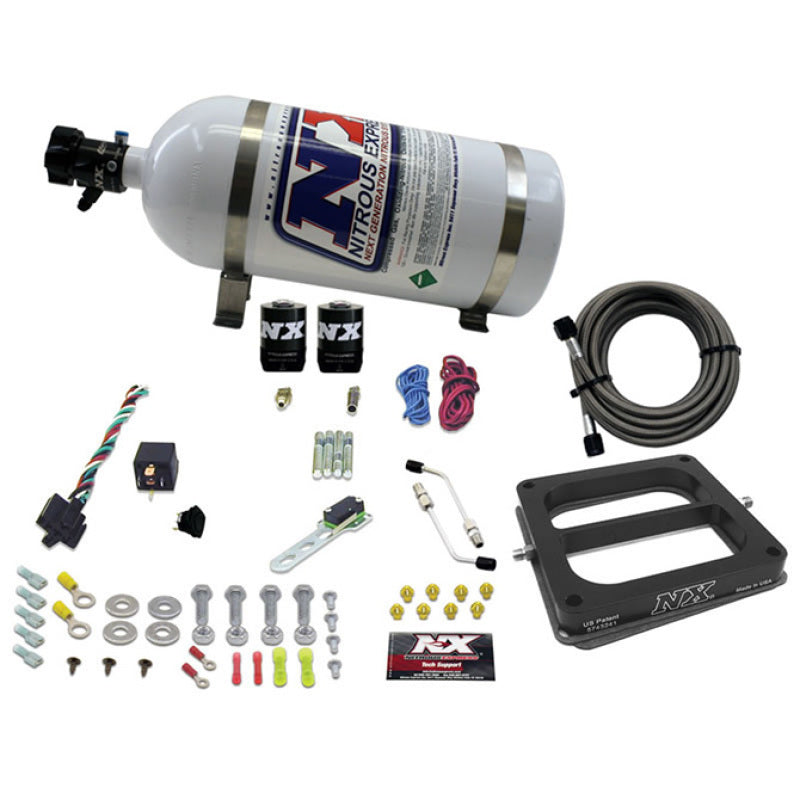 Nitrous Express Dom/Gasoline Nitrous Kit (100-500HP) w/10lb Bottle