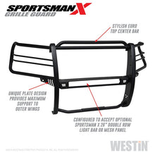 Load image into Gallery viewer, Westin 19-21 Chevy 1500 Sportsman X Grille Guard - Textured Black (Excl. 2019 Silverado LD)