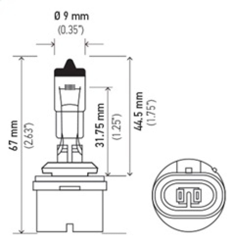 Hella Bulb 880 12V 32W Xen Wht Xb (2)