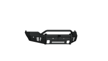 Load image into Gallery viewer, Road Armor 13-18 Ram 1500 Vaquero Front Bumper w/Pre-Runner Guard 2in Receiver - Tex Blk