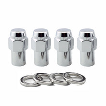 Load image into Gallery viewer, McGard Hex Lug Nut (Reg. Shank - .746in.) 7/16-20 / 13/16 Hex / 1.65in. Length (4-Pack) - Chrome