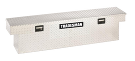 Tradesman Aluminum Single Lid Cross Bed Truck Tool Box (63in.) - Brite