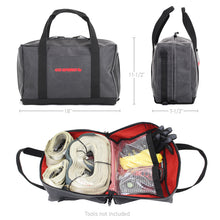 Load image into Gallery viewer, Go Rhino XVenture Gear Recovery Bag (7.5x11.5x18in. Closed) 12oz Waxed Canvas - Black