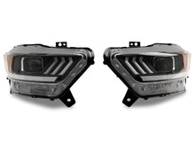 Load image into Gallery viewer, Raxiom 15-17 Ford Mustang GT350 GT500 LED Projector Headlights- Blk Housing (Clear Lens)