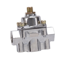 Load image into Gallery viewer, Edelbrock Fuel Pressure Regulator Carbureted 160 GPH 5-10 PSI 3/8In In/Out 3/8In Return Blue/Clear
