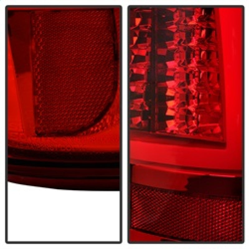 Spyder Chevy Silverado 1500/2500 99-02 Version 2 LED Tail Lights - Red Clear ALT-YD-CS99V2-LED-RC