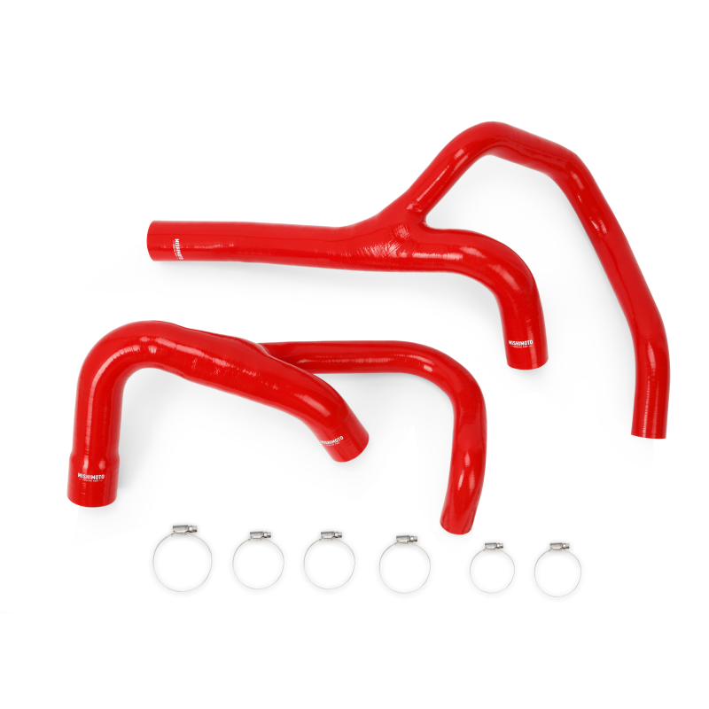 Mishimoto 13-14 Dodge Ram 6.7L Cummins Silicone Radiator Hose Kit Red