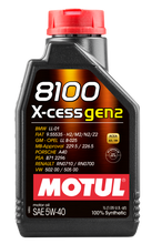 Load image into Gallery viewer, Motul 1L Synthetic Engine Oil 8100 5W40 X-CESS