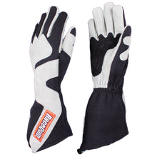 Load image into Gallery viewer, RaceQuip SFI-5 Gray/Black Large Long Angle Cut Glove